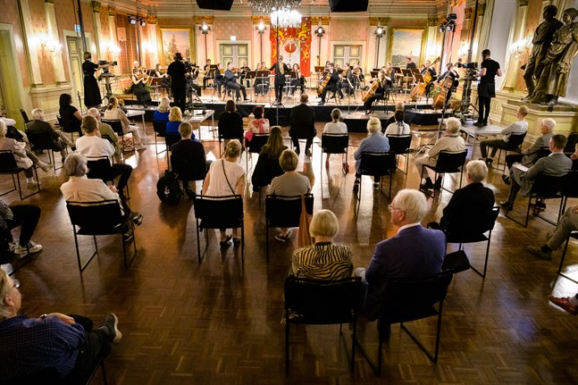 Säkerhetsavstånd var viktigt under Musikfestspelen Korsholm i fjol, så blir det även i år.