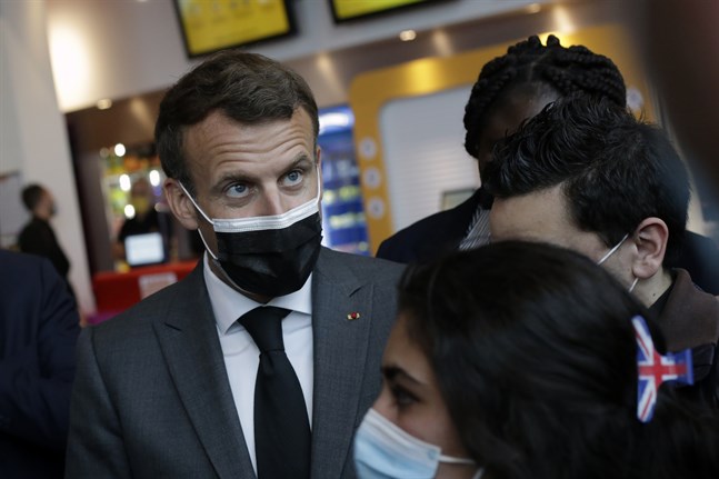 Frankrikes president Emmanuel Macron. Arkivbild.