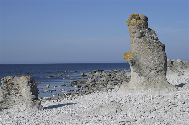 Ett lastfartyg har gått på grund på Fårö. Arkivbild.