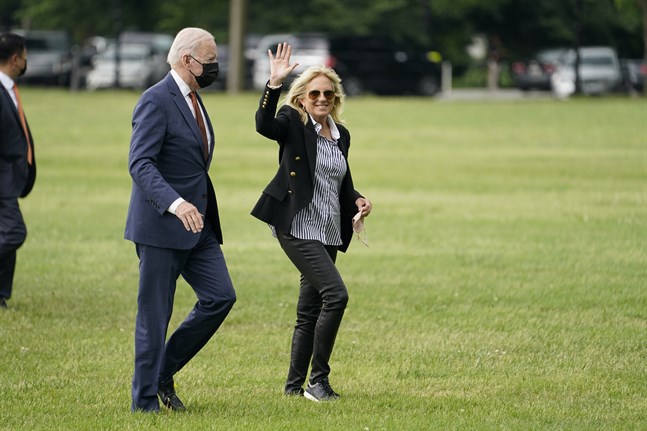 USA:s presidentpar Joe och Jill Biden.