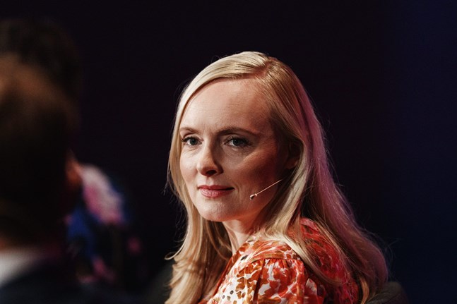 Maria Ohisalo, partiordförande för De gröna.