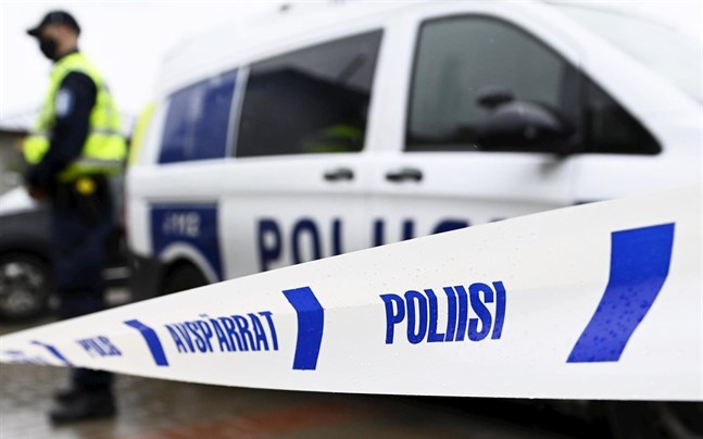 Polisen ryckte ut till stadsdelen Nummisbacken i Åbo på söndagen.