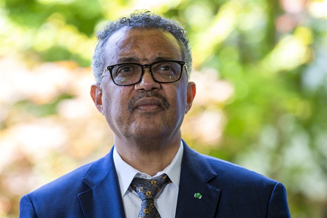 Världshälsoorganisationens chef Tedros Adhanom Ghebreyesus. Arkivbild.