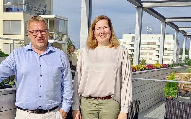 SAm Stenberg och Åsa Björkman gläds åt att planeringen för Irajakvarteret nu kommer i gång.