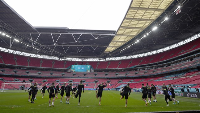 Wembley är den tilltänkta semifinal- och finalarenan.