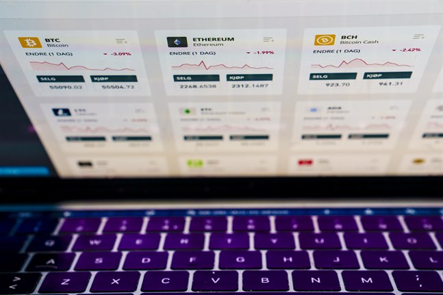 Kryptovaluta för motsvarande 128,5 miljoner euro beslagtogs av brittisk polis. Arkivbild.