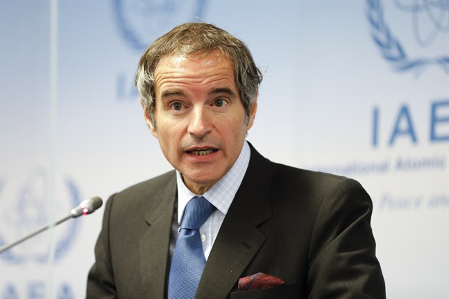 IAEA:s chef Rafael Grossi. Arkivbild.