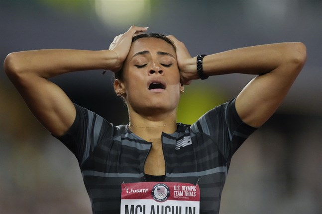 Sydney McLaughlin kunde knappt tro att hennes rekordlopp i Eugene var sant.