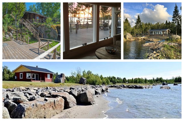 Den billigaste kostar 195 000 euro, den dyraste 359 000. Vi har listat de tio dyraste sommarstugorna just nu i Vasa, Korsholm, Vörå, Malax och Korsnäs.