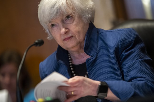 USA:s finansminister Janet Yellen kan behöva övertyga sina G20-kollegor att hon kan få stöd för en global minimiskatt på bolag i USA:s kongress. Arkivbild