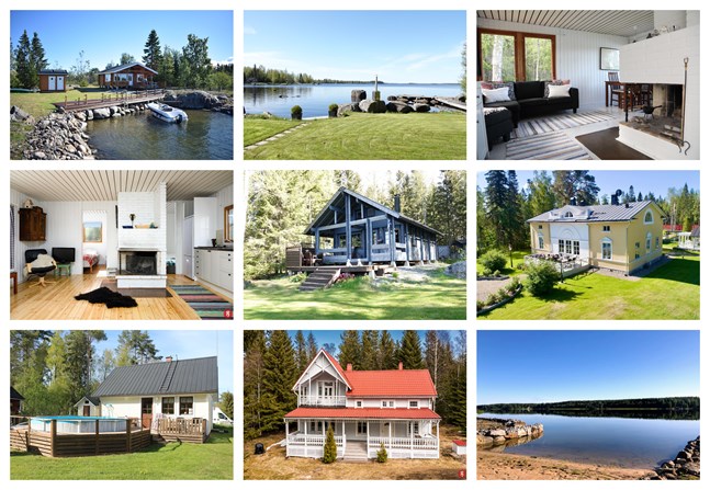 Stockstuga, slott, rött hus med vita knutar eller mysigt krypin?