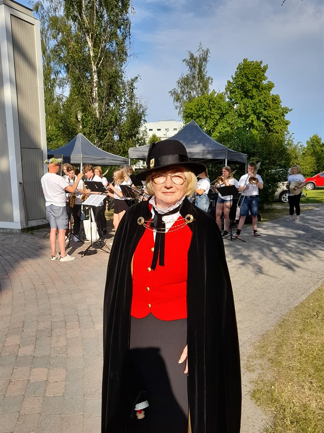 Brit Stenman blev den 13:e Gamle Callen i Karleby.