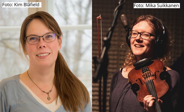 Johanna Björkholm och Johanna Lönngren håller en föreläsning ihop på onsdag. Den ingår i Kaustby folkmusikfestivals digitala program.