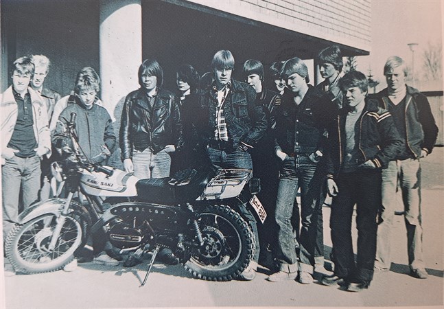 Foto ur Pelle Lillkvists bok "Bilar och motorcyklar jag minns".