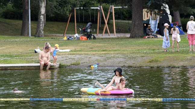 På onsdagen var det rekordvarmt i Hyvinge.