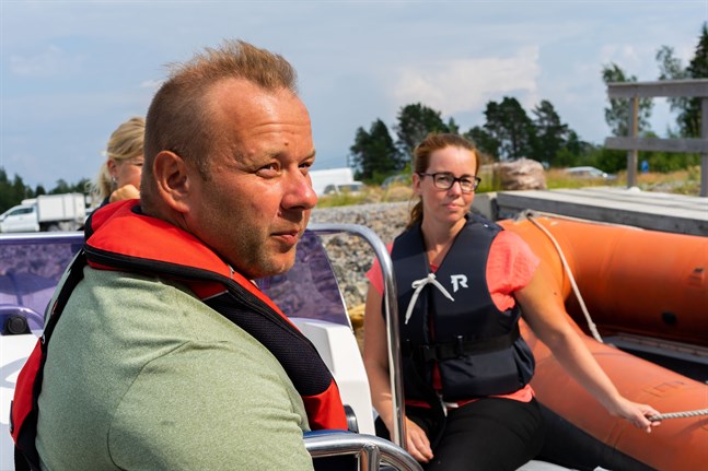 Andreas Grankulla på Larsmont Archipelago.
