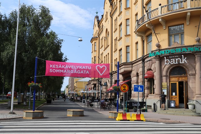 Sommargågatan i Vasa var öppen från den 25 maj till 30 september. Redan nu smids planer för förbättringar och ändringar inför nästa år.