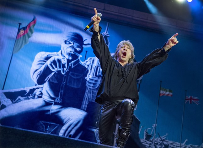 Iron Maiden uppträdde på Sweden Rock-festivalen 2018. Arkivbild.
