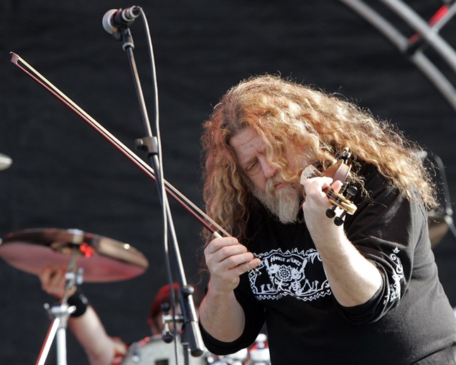 Robby Steinhardt, violinist och sångare i rockbandet Kansas, är död. Arkivbild.