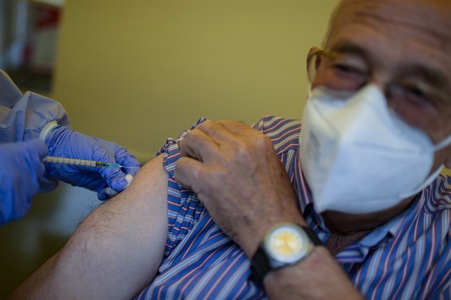 Vaccineringarna fortsätter enligt plan i Spanien. Arkivbild.