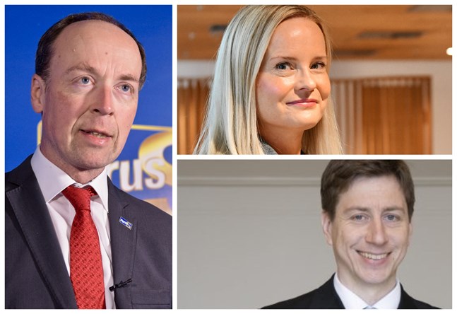 Sannfinländarna väljer Jussi Halla-ahos efterträdare i augusti. Kampen väntas stå mellan riksdagsledamöterna Riikka Purra och Sakari Puisto.