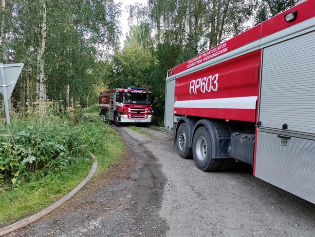 Branden i Kantlax är släckt.