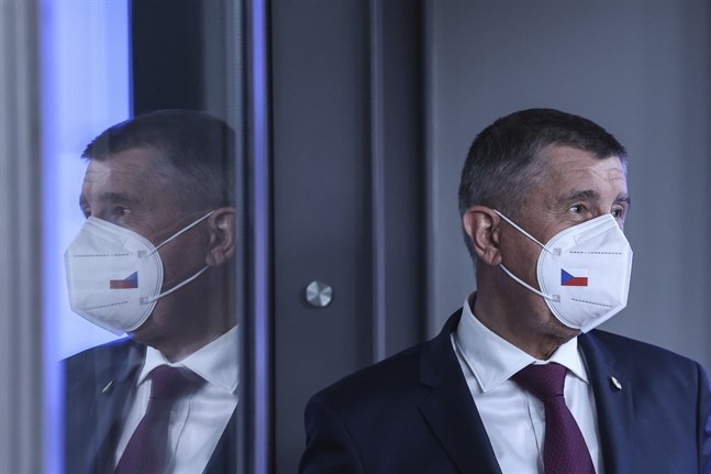 Tjeckiens premiärminister Andrej Babis. Arkivbild.