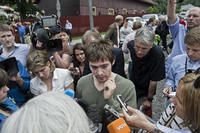 En 22-årig Torbjørn Vereide intervjuas dagen efter att han överlevt attentatet på Utøya 2011. I höst ställer han upp i valet till stortinget.