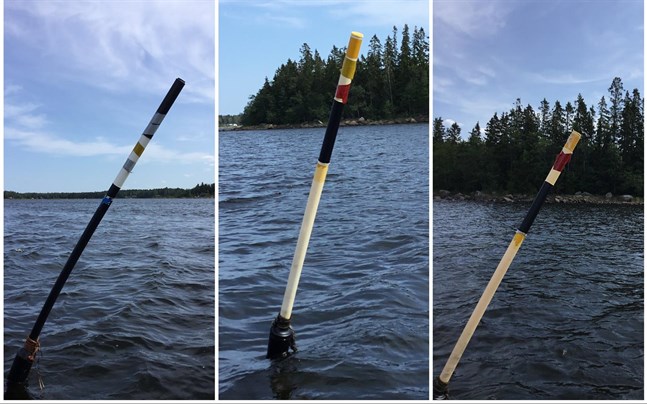20–30 av de remmare som Petsmo båtklubb har placerat ut, har fått extra reflexer på sig. Då reflexer klistras på fel plats, gör det remmaren missvisande.
