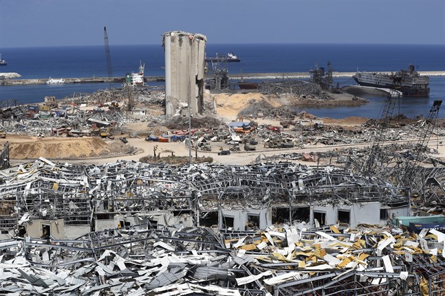 Stora delar av Medelhavspärlan Libanon förstördes i den våldsamma explosionen den 4 augusti förra året. Arkivbild.