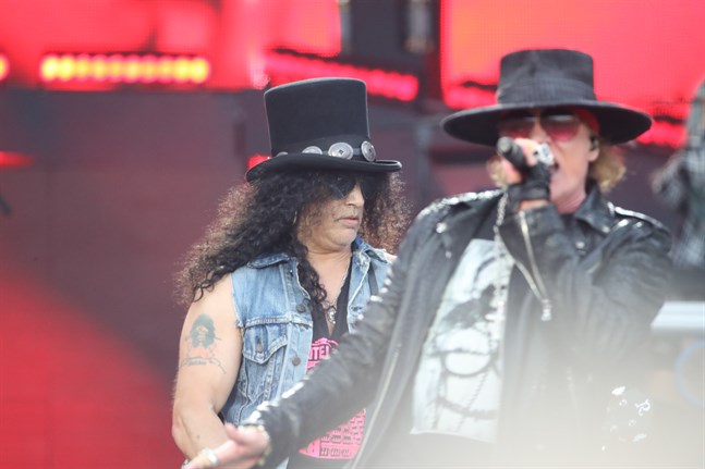 Guns N' Roses på Ullevi 2018. Nu släpper de en ny singel. Arkivbild.