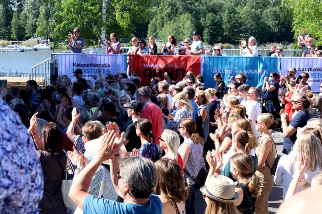 Massexponeringar ägde rum på Vasa festival.