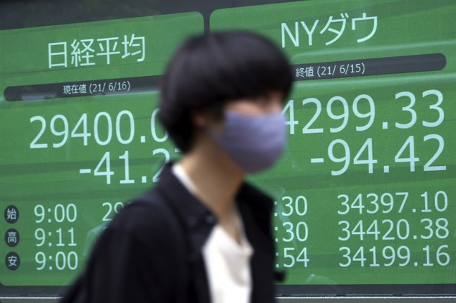 Nikkei pekar neråt på måndagsmorgonen. Arkivbild.
