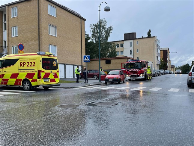 Strax innan klockan åtta på morgonen inträffade en trafikolycka i korsningen Choraeusgatan-Södermalmsgatan i centrum av Jakobstad.