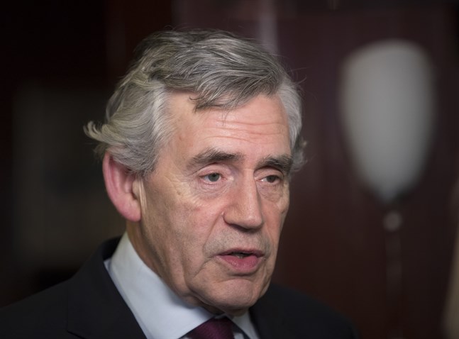 Storbritanniens tidigare premiärminister Gordon Brown. Arkivbild.