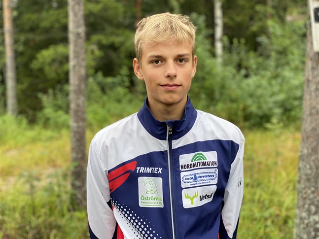 Kasper Bergström tog karriärens första FM-medalj på söndagen i Saarijärvi.