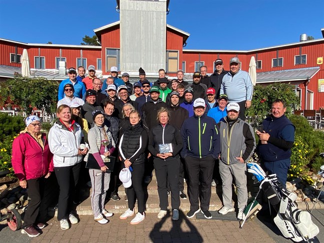Fyrtiotalet spelare tävlade i Terjärv Open i lördags.