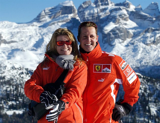 Corinna och Michael Schumacher.
