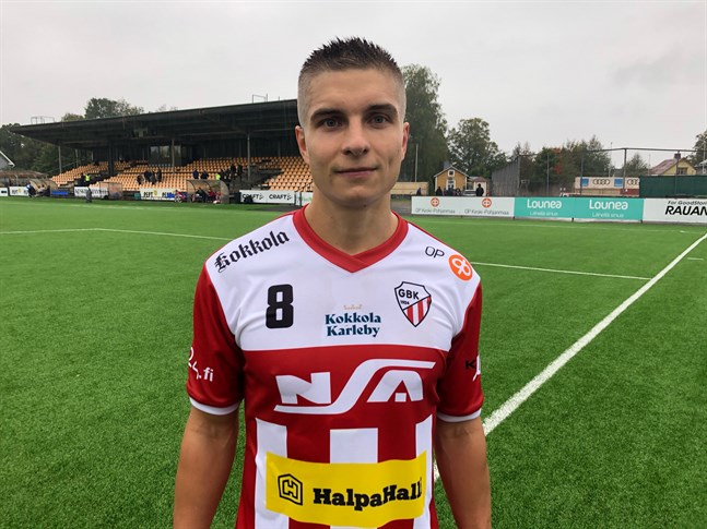 Ville Luokkala fick en hård smäll i huvudet och måste besöka sjukhuset.