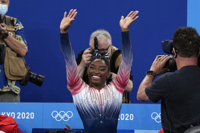 Simone Biles. Arkivbild.