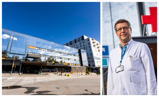 Infektionsöverläkare Juha Salonen.