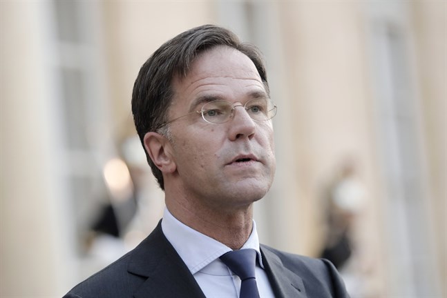 Nederländernas premiärminister Mark Rutte. Arkivbild.