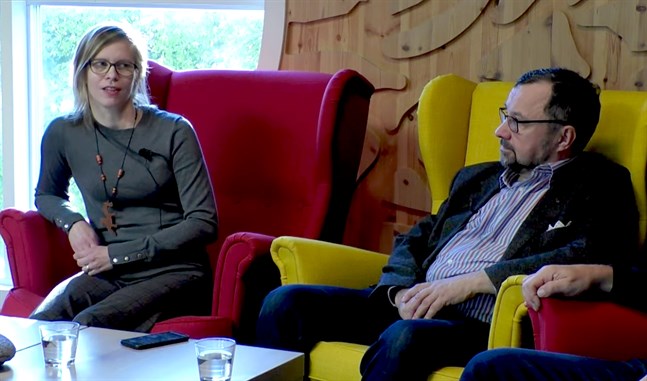 Pia-Maria Thomssen deltog tillsammans med bland andra Rasmus Hautala från projektet CERM i tisdagens webbsända föreläsningar arrangerade av Skogscentralen.