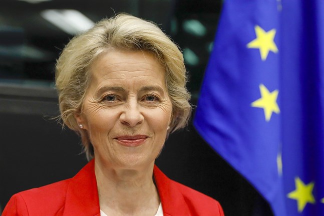 EU-kommissionens ordförande Ursula von der Leyen är på plats i Strasbourg för att tala om läget i unionen.