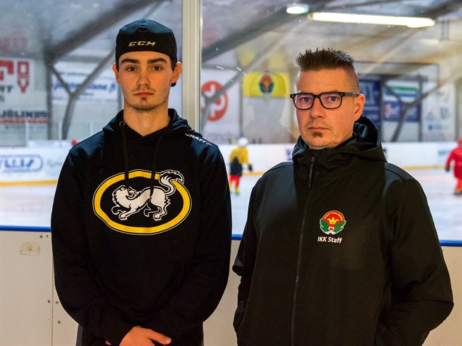Jani Jumppanen (till höger) lotsar IK Kronan. Will Bray är ny målvakt och kommer från Nottingham i England.