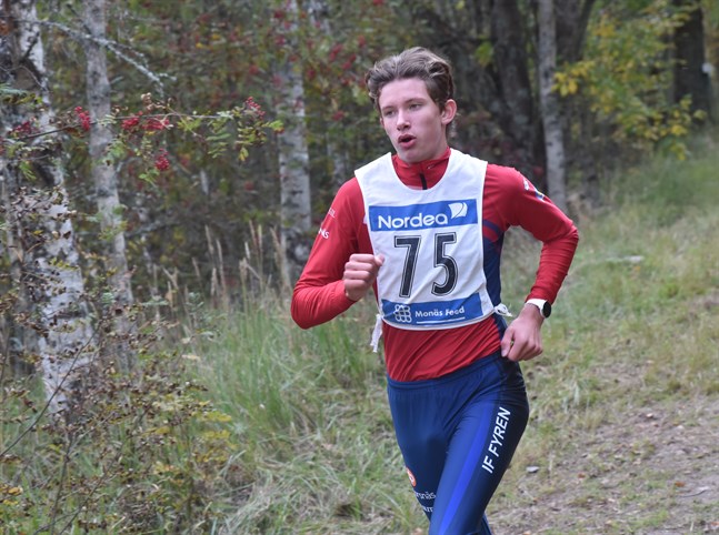 Casper Holm var överlägsen i Nykarlebyterrängen.