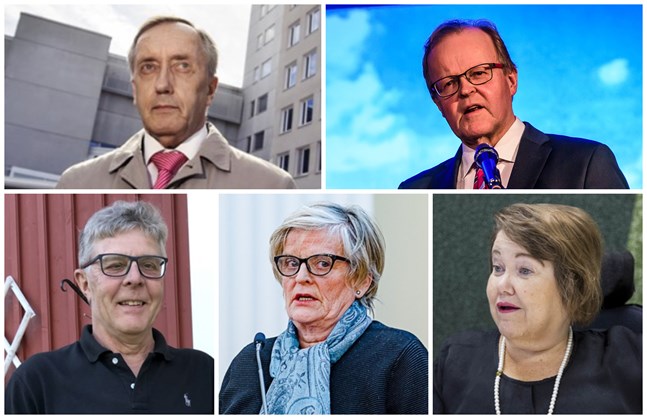 Vårdpolitikerna Hans Frantz, Gösta Willman, Bernhard Bredbacka, Mervi Rantala och Carola Lithén är medvetna om de problem som finns vid Vasa centralsjukhus.