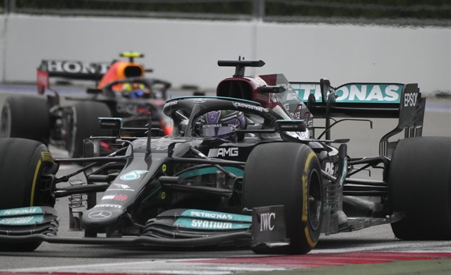 Lewis Hamilton i Rysslands GP.