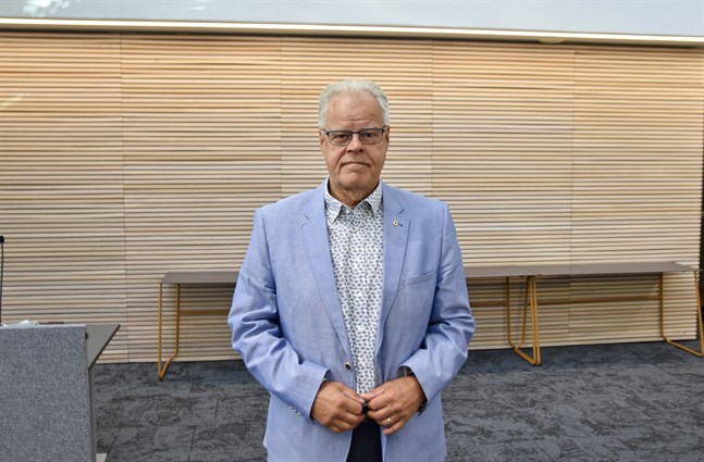Olli Luukkainen, ordförande för Undervisningssektorns Fackorganisation, säger att strejkviljan bland organisationens medlemmar är stark. Arkivbild.