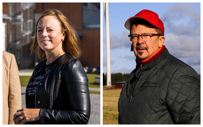 Anna Bertills och Rainer Bystedt hade delade åsikter om när kuratorer och psykologer ska flyttas till välfärdsområdet.